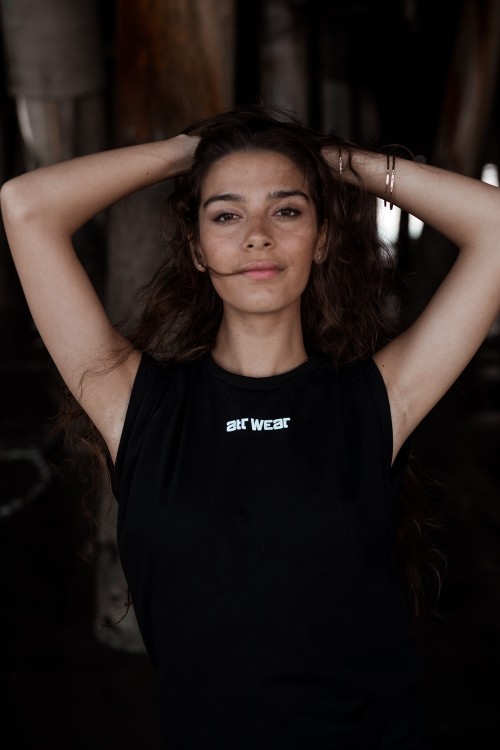 Sukienka T-shirt czarna ATR Wear