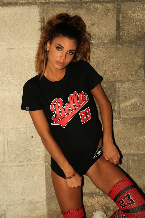 T-shirt damski czarny Bella